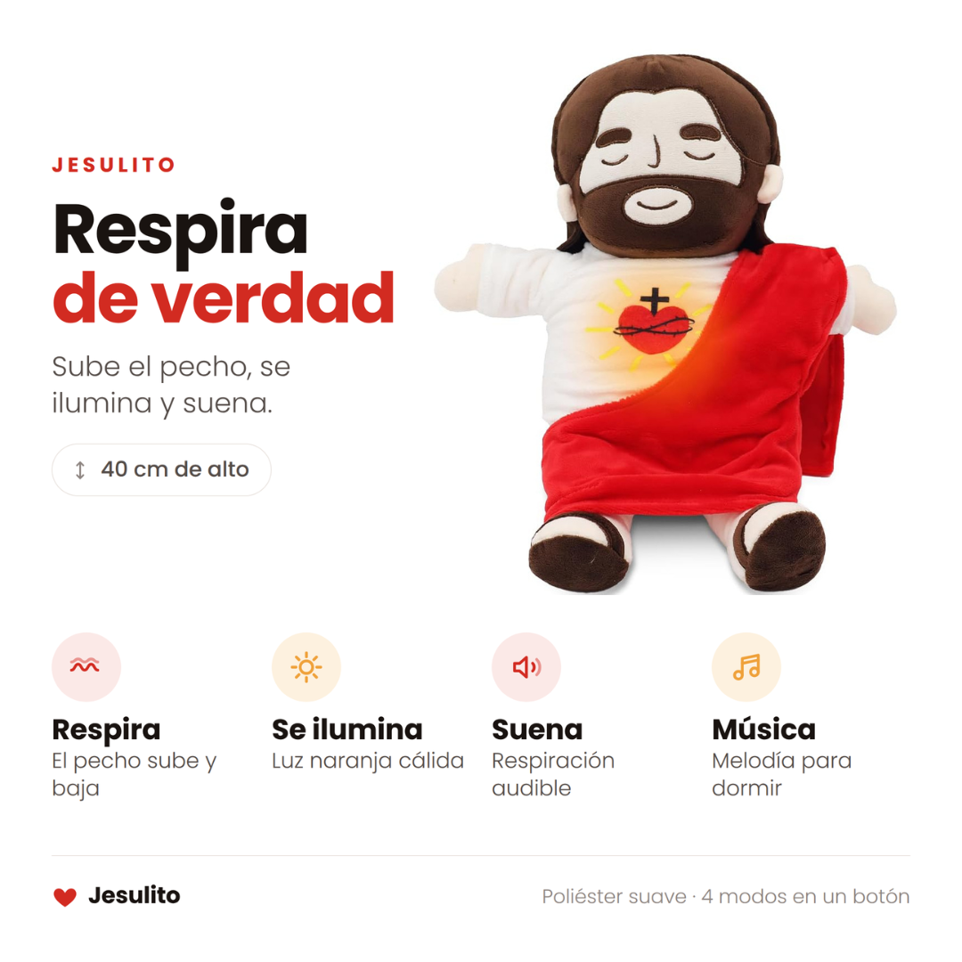 Jesulito | Peluche de Jesús que Respira